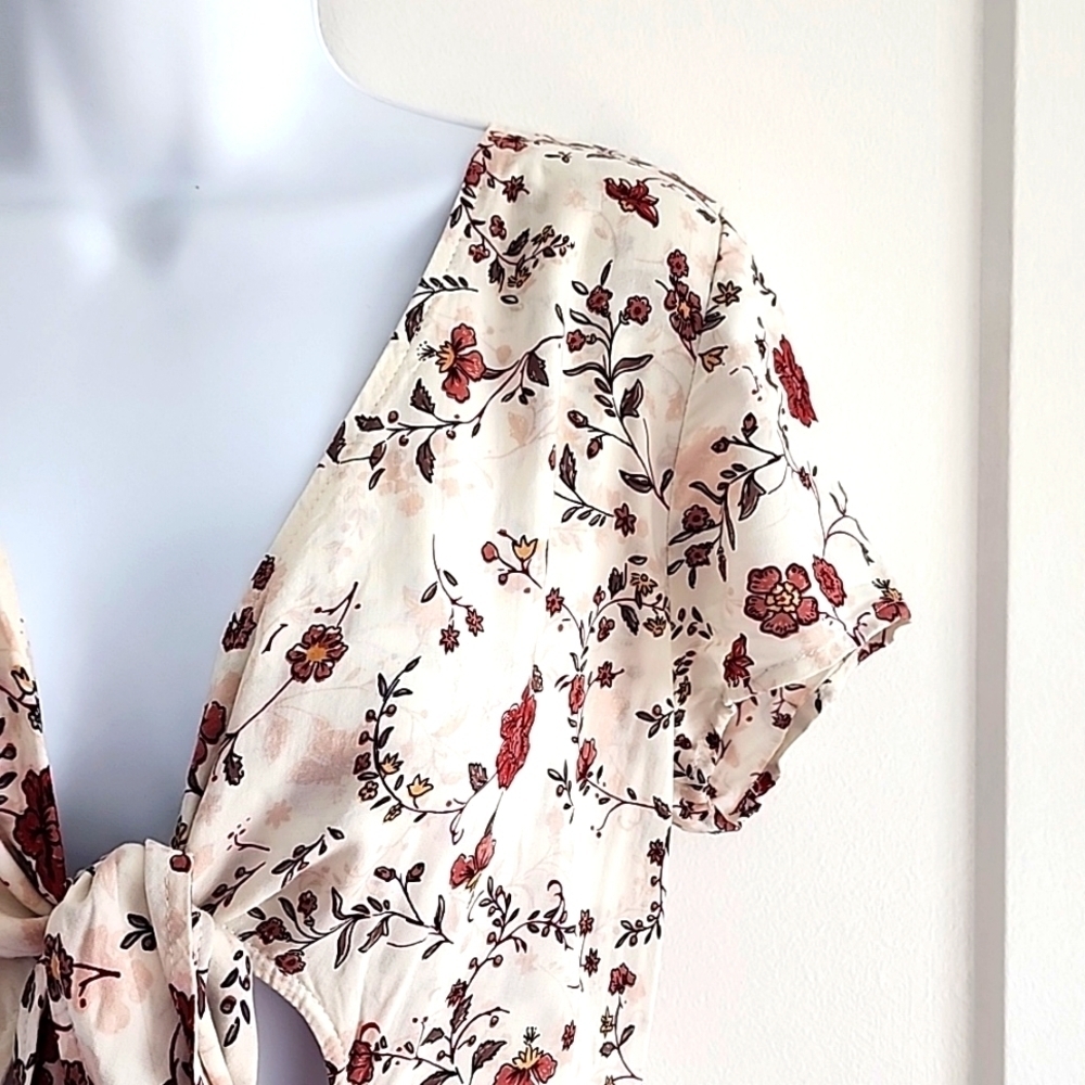 L'Atiste by Amy Cut Out boho mini dress size Large - Picture 6 of 7